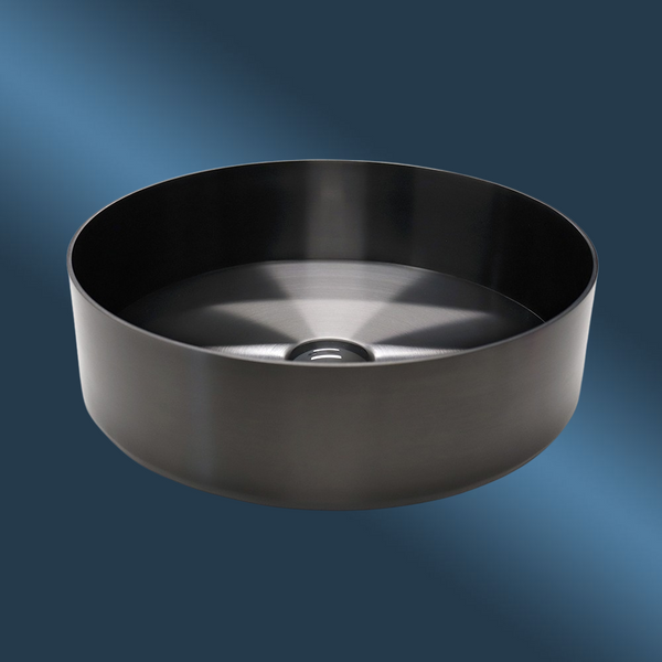 Arcisan Venn 400mm Above Counter Basin Brushed Iron