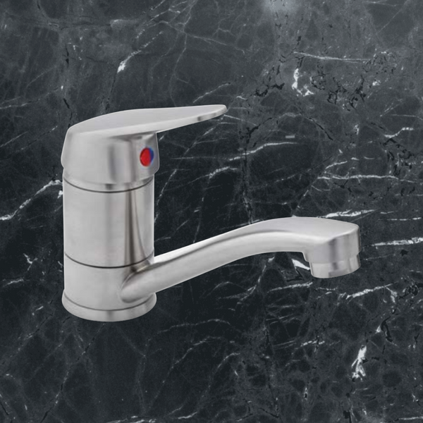 3monkeez Stainless Steel Swivel Basin Mixer 4 Star