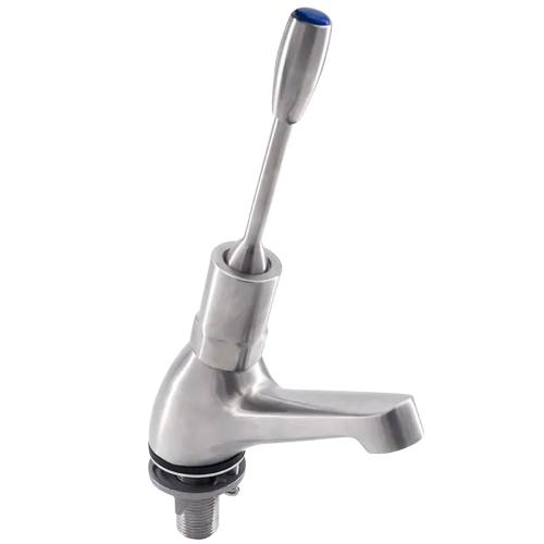 3monkeez Lever Handle Pillar Tap 6 Second Timed Flow