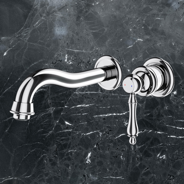 Villeroy & Boch Avia 2.0 Wall Mounted Basin Mixer (Complete Kit) Chrome Lead Free