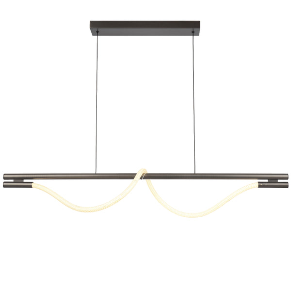 Telbix Taft 120cm Pendant Gunmetal