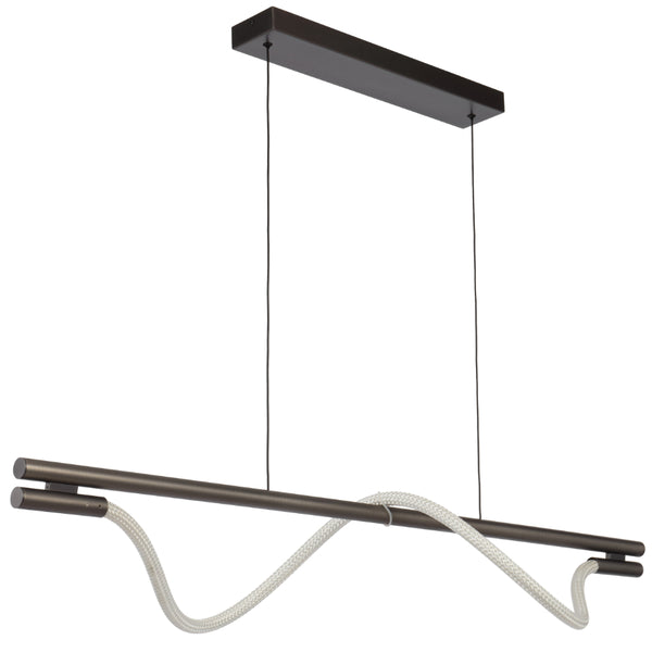 Telbix Taft 120cm Pendant Gunmetal