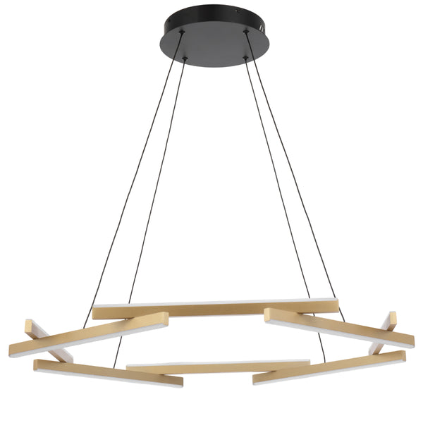 Telbix Tarson 1 Tier Pendant Black