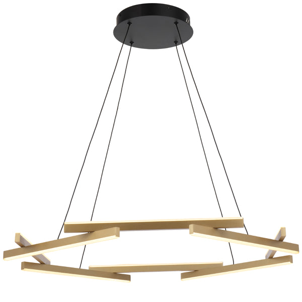 Telbix Tarson 1 Tier Pendant Black
