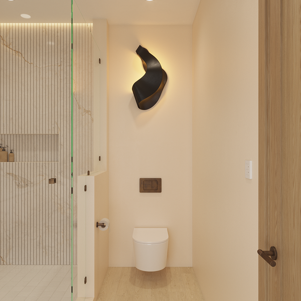 Alma Gregor Square Toilet Flush Plate Button Vintage Brass