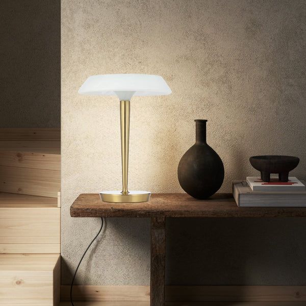 Telbix Teatro Table Lamp Antique Gold