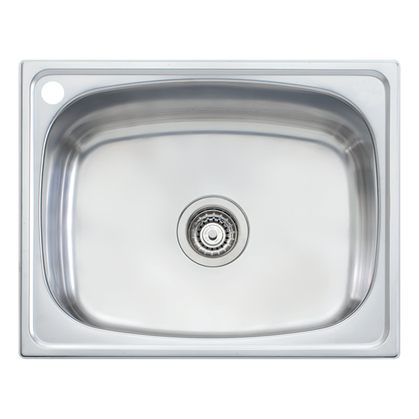 Oliveri 45L Inset Tub Left Taphole Stainless Steel Sink