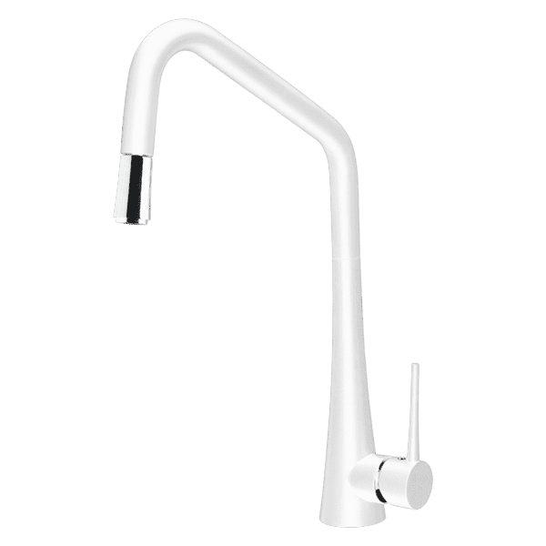 Armando Vicario Tink-D Kitchen Mixer With Pull-Out White