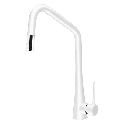 Armando Vicario Tink-D Kitchen Mixer With Pull-Out White