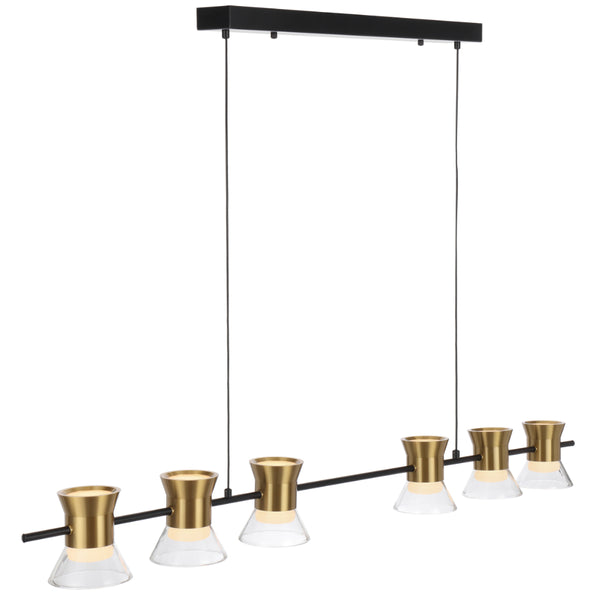 Telbix Tipico 6 Light Pendant Gold