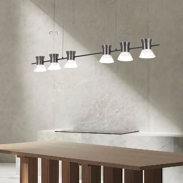 Telbix Tipico 6 Light Pendant Gunmetal