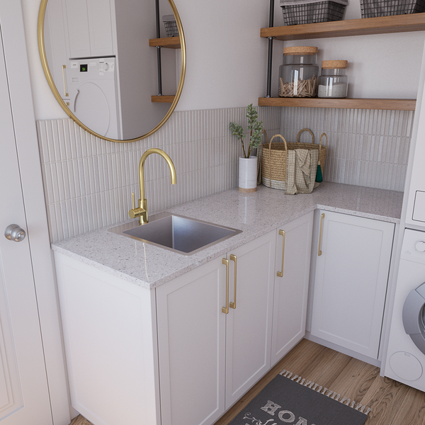 Alma Evelyn 380x500 Single Bowl Tap Landing Sink