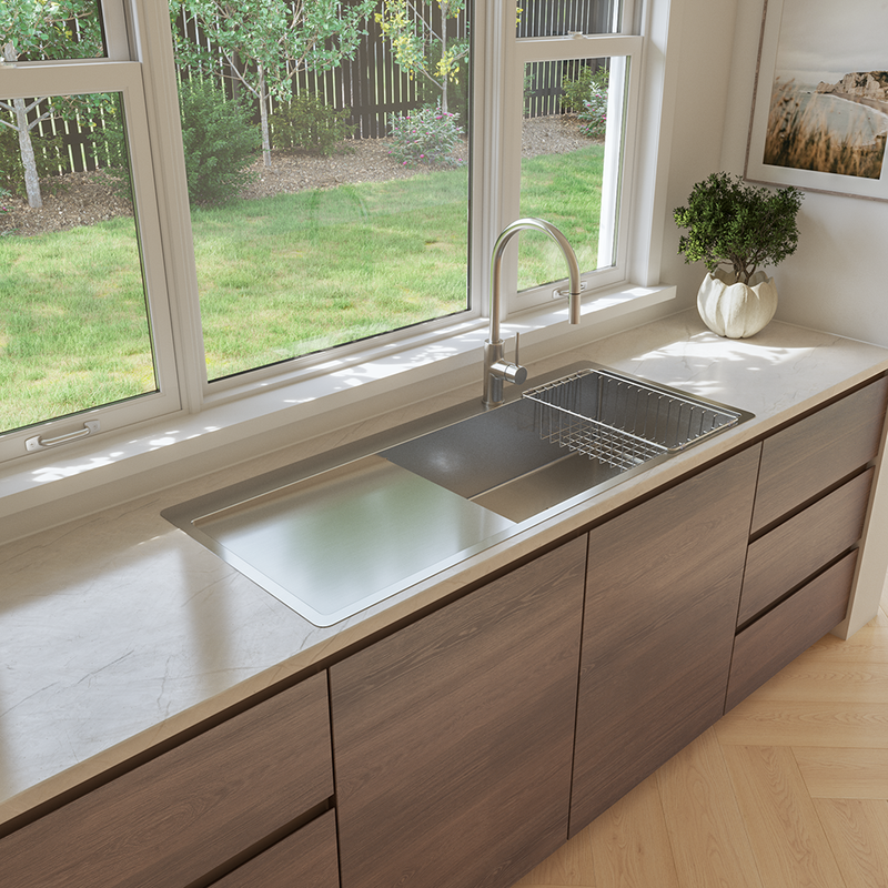 Drainboard Kitchen Sinks  Small & Large Sizes (2023 Range) – Buildmat