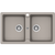 Schock Typos Double Bowl 1 Tap Hole Concrete Grey