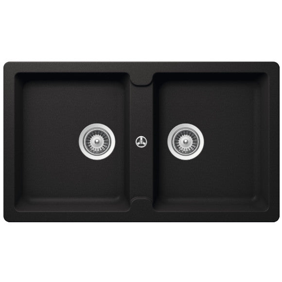 Schock Typos Double Bowl Nth Nero Black