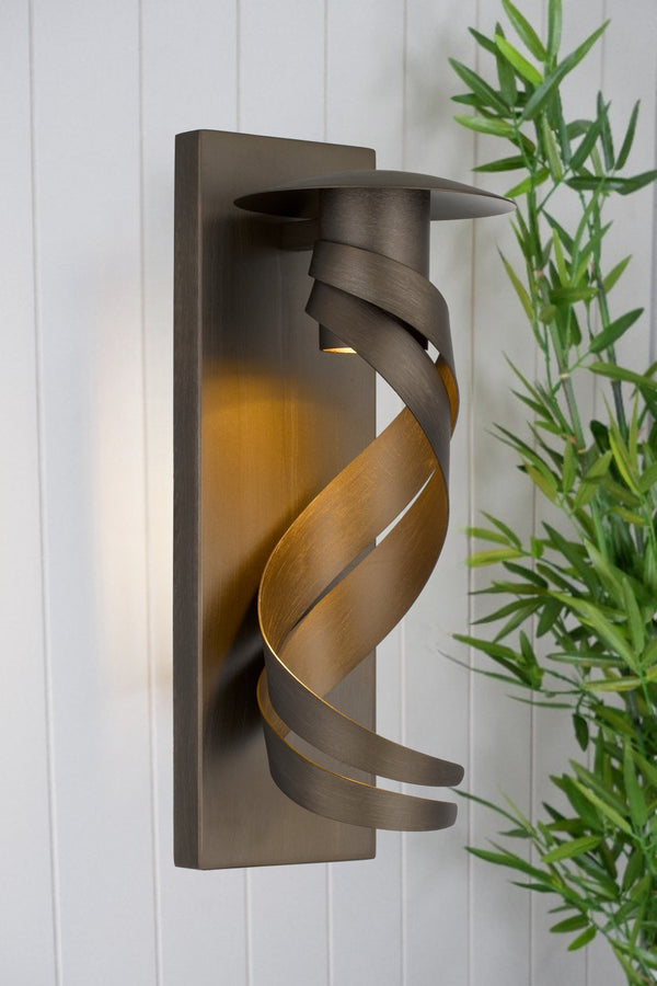Telbix Tobera Exterior Wall Light Bronze