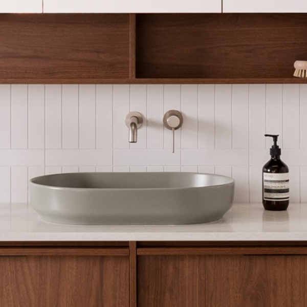 ADP Marilyn Above Counter Basin Matte Olive