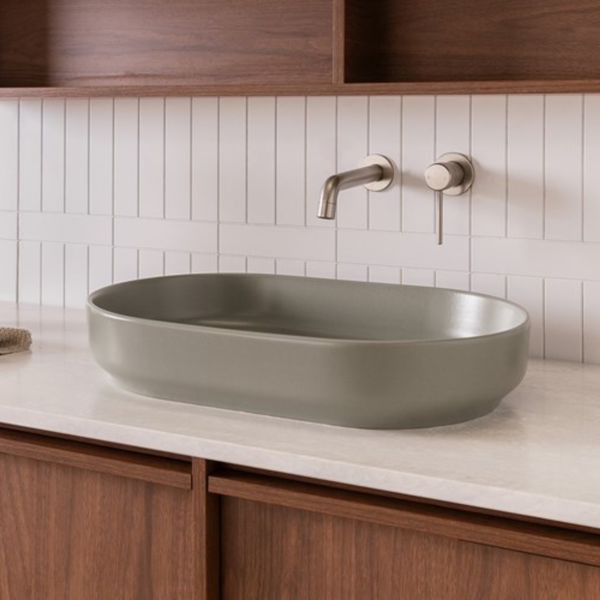 ADP Marilyn Above Counter Basin Matte Olive