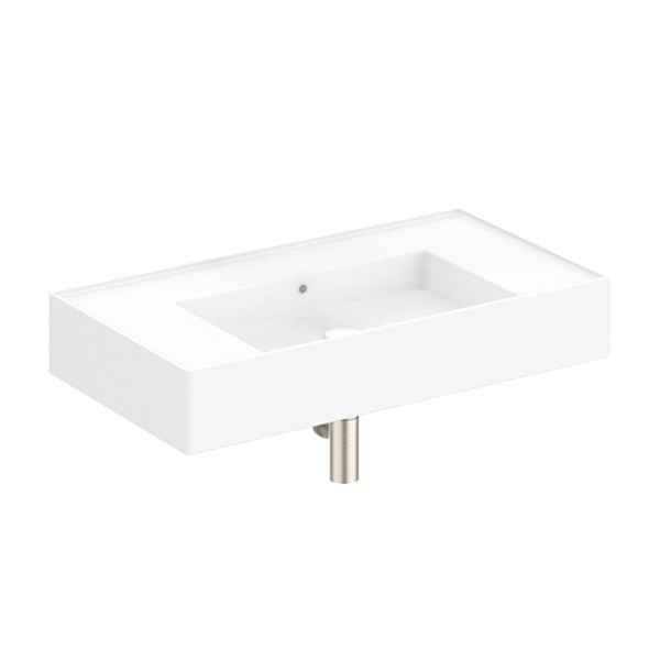 ADP Teorema Wall Basin 800 Centre with 0 Tap Hole White