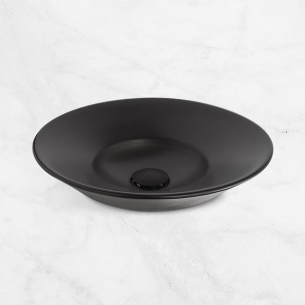 ADP Venus Matte Black Semi-Inset Basin