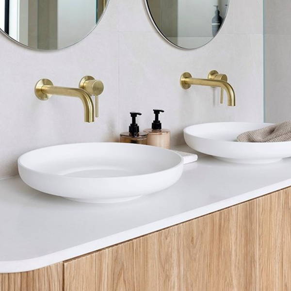 ADP Flume Cast Marble Basin Matte White