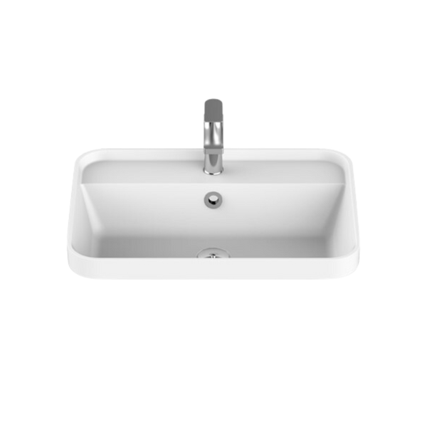 ADP Miya Semi Inset 550 Basin Gloss White