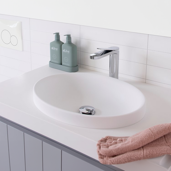 ADP Dignity Matte White Semi-Inset Basin