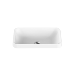 ADP Pride Matte White Semi-Inset Basin