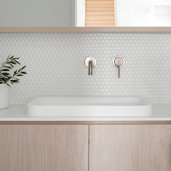 ADP Pride Matte White Semi-Inset Basin