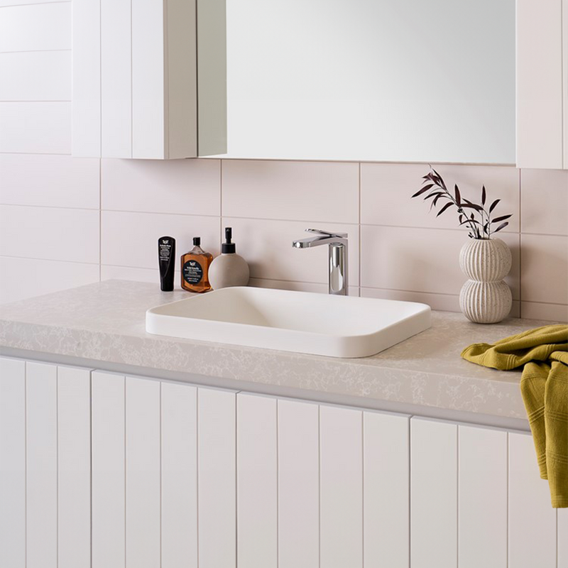 Adp Semi Inset ADP Pride Gloss White Semi-Inset Basin – Buildmat