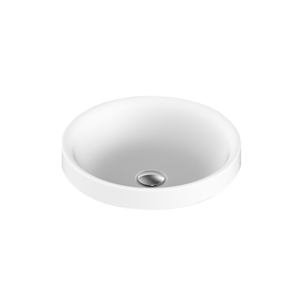 Adp Semi Inset ADP Respect Gloss White Semi-Inset Basin – Buildmat