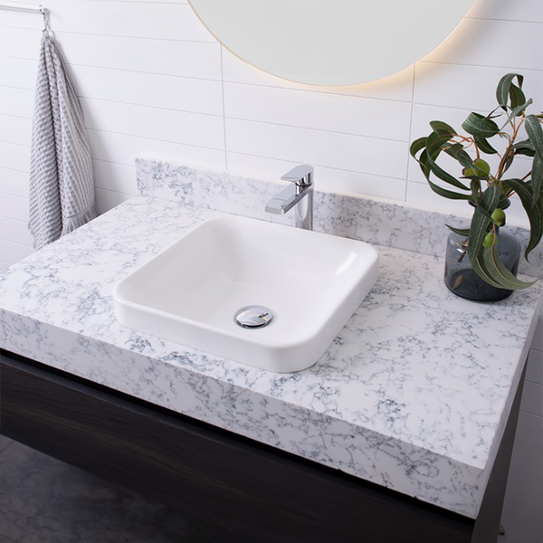 ADP Truth Gloss White Semi-Inset Basin