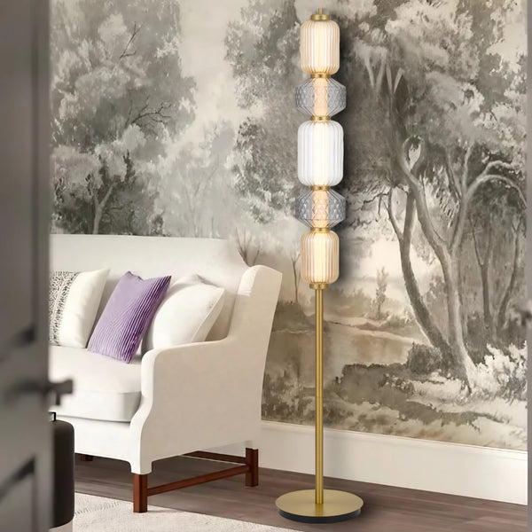 Telbix Torso Floor Lamp Brass