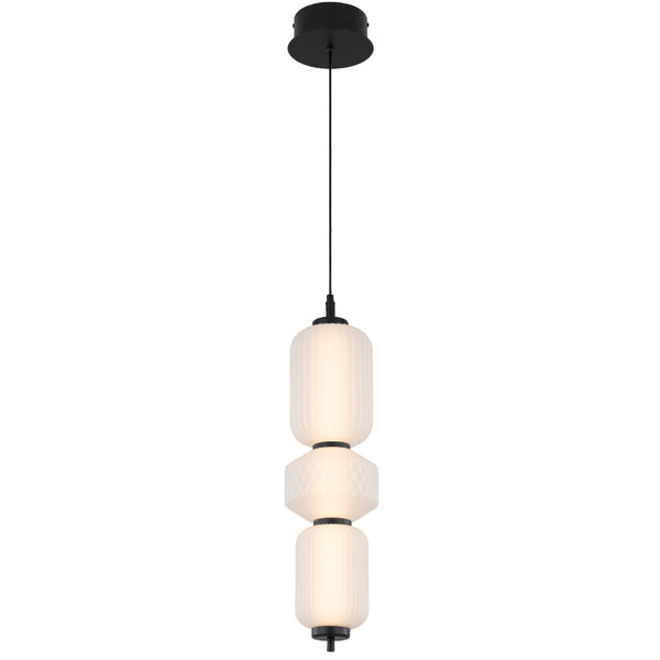Telbix Torso 3 Light Pendant Black