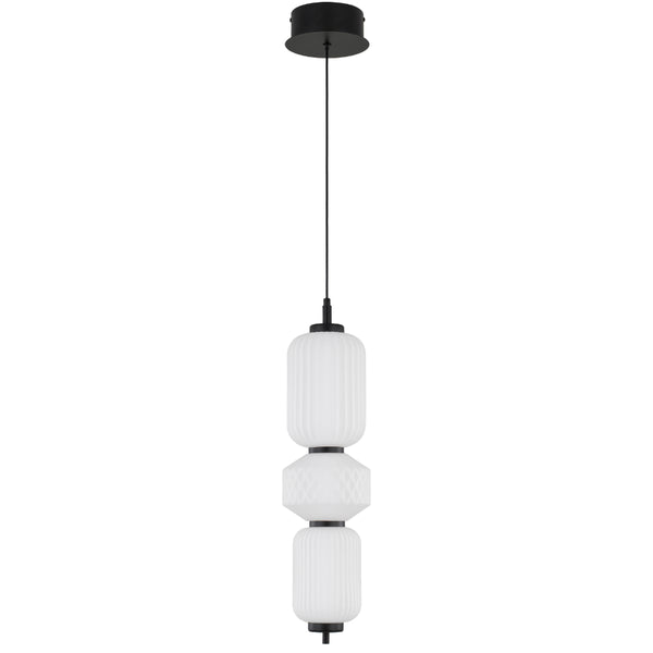 Telbix Torso 3 Light Pendant Black