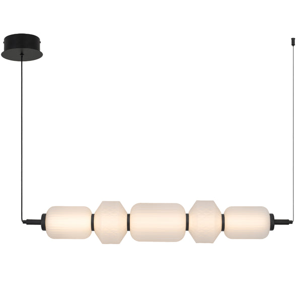 Telbix Torso 5 Light Pendant Black