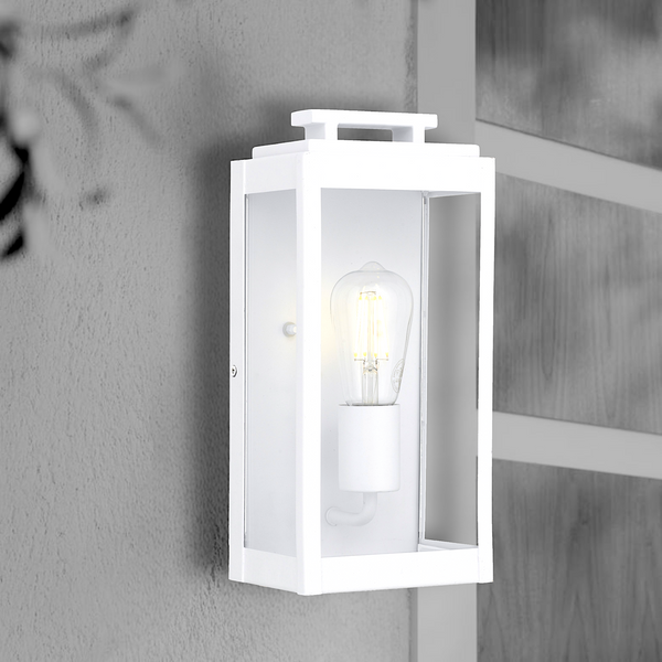 Telbix Truman 1 Light Exterior Wall Light White