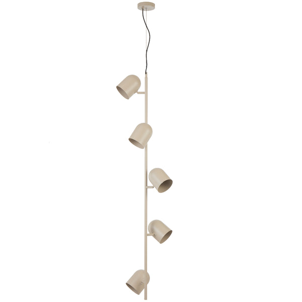 Telbix Turin 5 Light Pendant Khaki