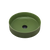 Oliveri Terzofoco Short Circular Counter Top Basin Olive Green