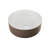 Oliveri Terzofoco Natural Earth And Circular Counter Top Basin White