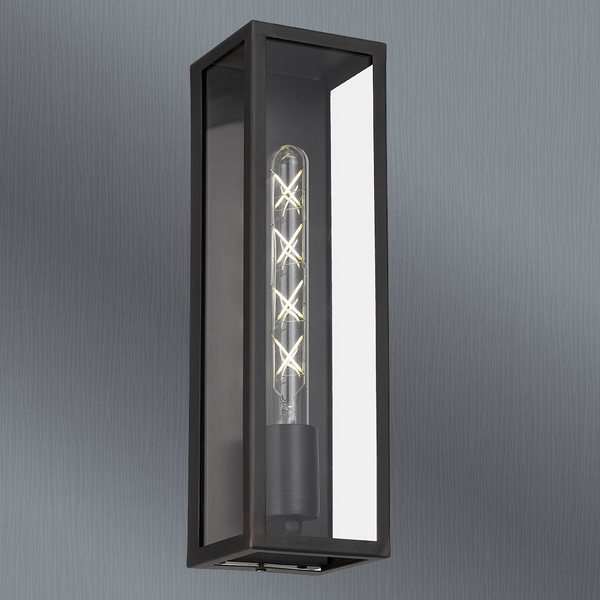 Telbix Arzano 35 Solid Brass Wall Light Black