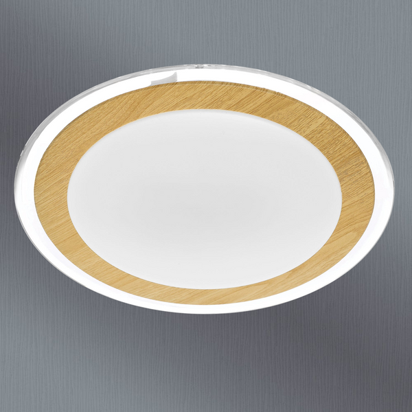 Telbix Astrid 43 30W Led Oyster Dim Oak