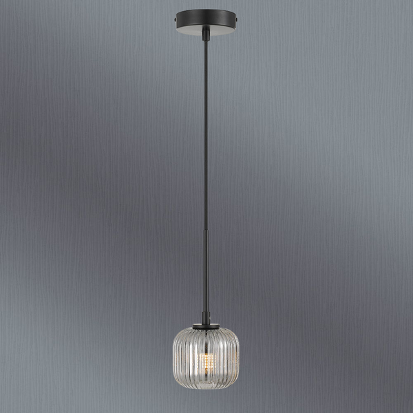 Telbix Bobo 1 Pendant Black Smoke