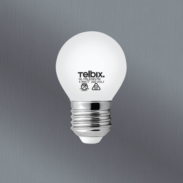 Telbix E27 G45 4W Led Fancy Round Globe Non Dim 5000K