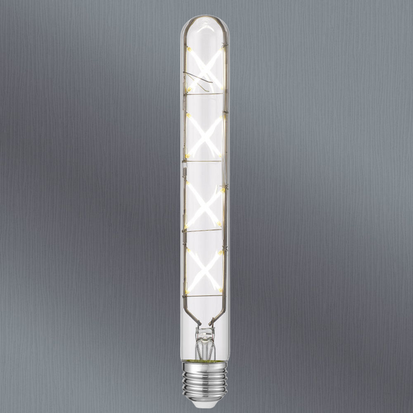 Telbix E27 T30 8W Led Tube X Globe Clear Triac Dim 2400K