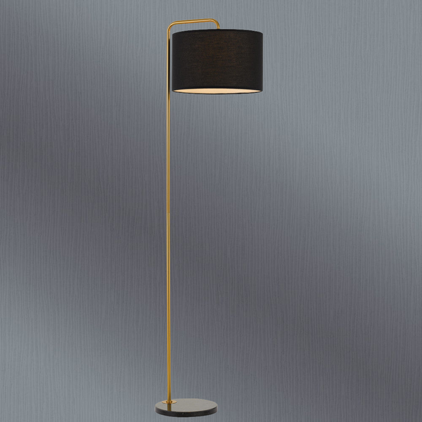 Telbix Ingrid Floor Lamp Gold Black