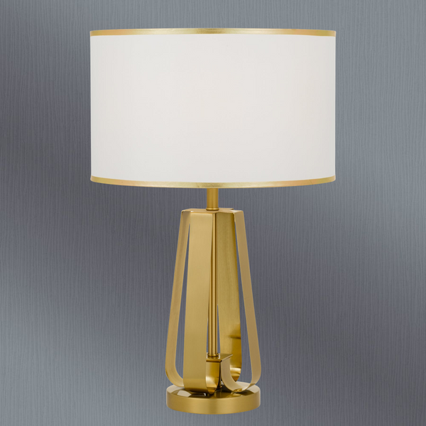 Telbix Laila Table Lamp Antique Gold Ivory