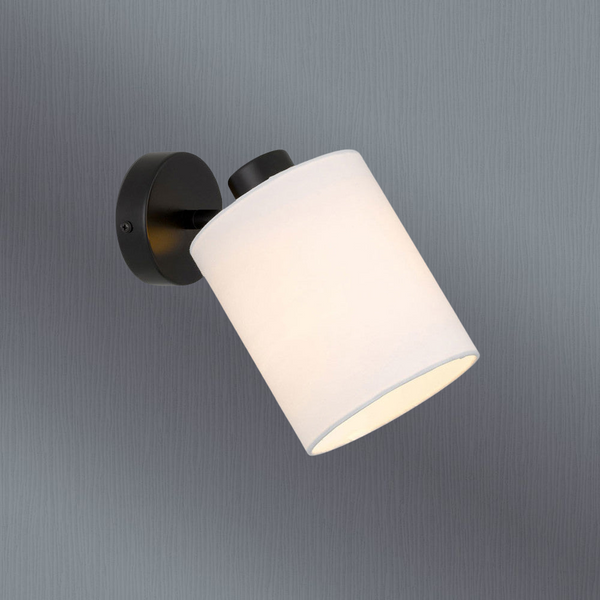 Telbix Malone Wall Lamp Black White