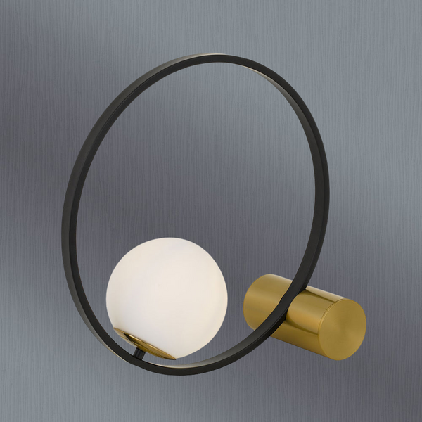 Telbix Matias Table Lamp Black Antique Gold