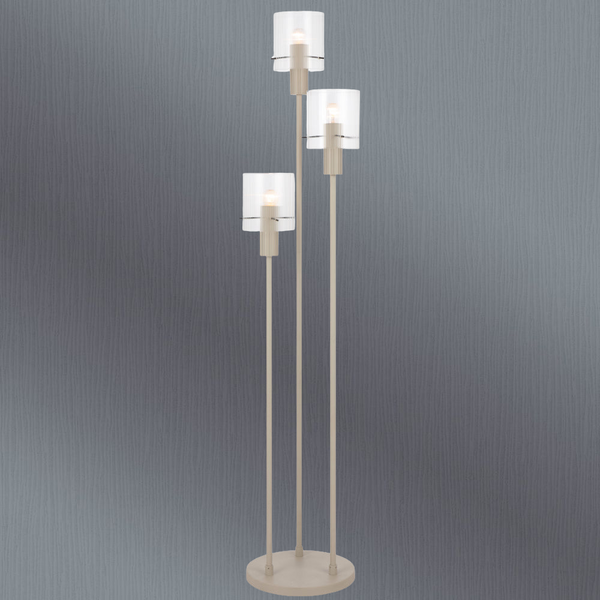 Telbix Mika Floor Lamp Grey